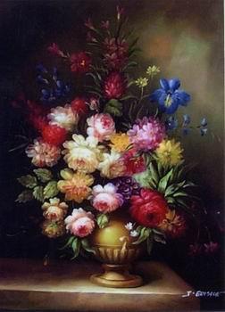 unknow artist Floral, beautiful classical still life of flowers.127